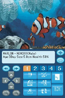 Aquarium by DS (Europe) (En,Fr,De,Es,It) screen shot game playing